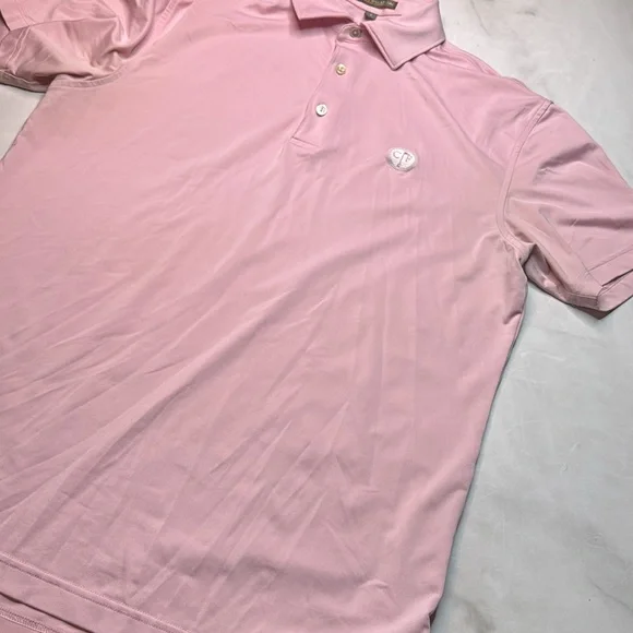 Peter Millar Summer Comfort Pink Conway Farms Golf Polo - Picture 4 of 4